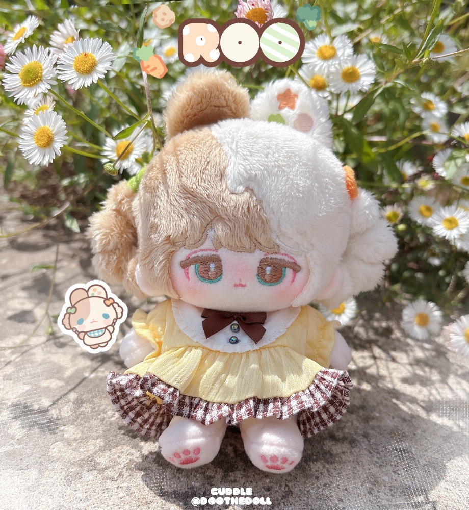 「cuddle」無属性ぬいぐるみ・ココミント&シュウマイヌ&ルゥ+シュウマイ衣装