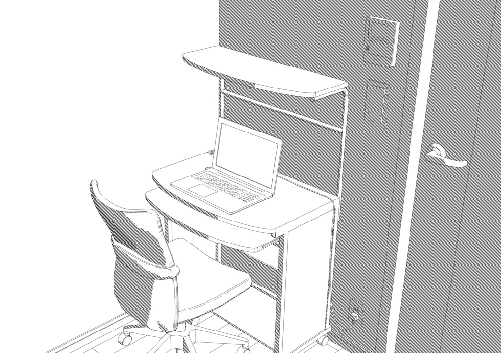 【3D】ワンルームアパート一式
