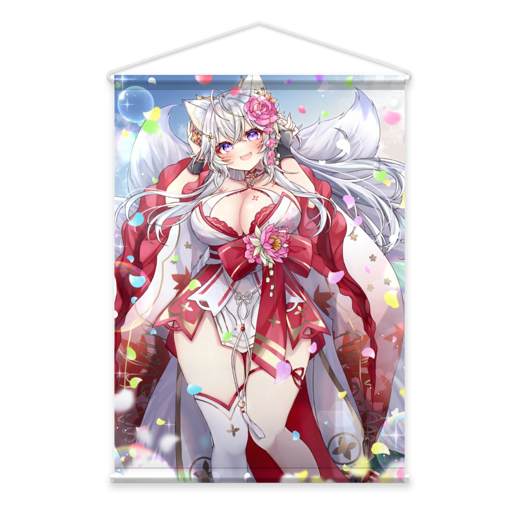 桜那月こりん 1000人記念タペストリー