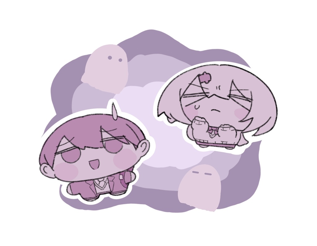 もちもちアクリルキーホルダー