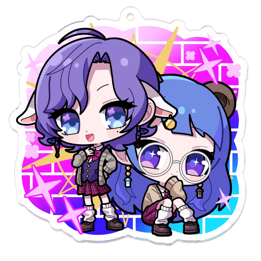 むぎくまギャルアクキー