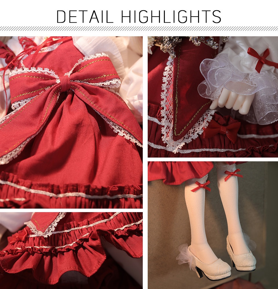 Fantasy Angel 1/4 BJDドール Nica MSD レジンおもちゃ 女の子用 ボールジョイントドール ミニフィー ドールフェアリラ MSDサイズ プレゼント フルセット