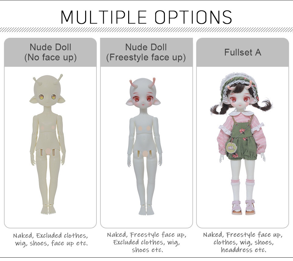 Fantasy Angel 1/6 BJDドール Rui フルセット 28.5cm アニメフィギュア YOSD レジンおもちゃ DIYギフト 小さな赤ちゃん かわいい リアルな赤ちゃん人形
