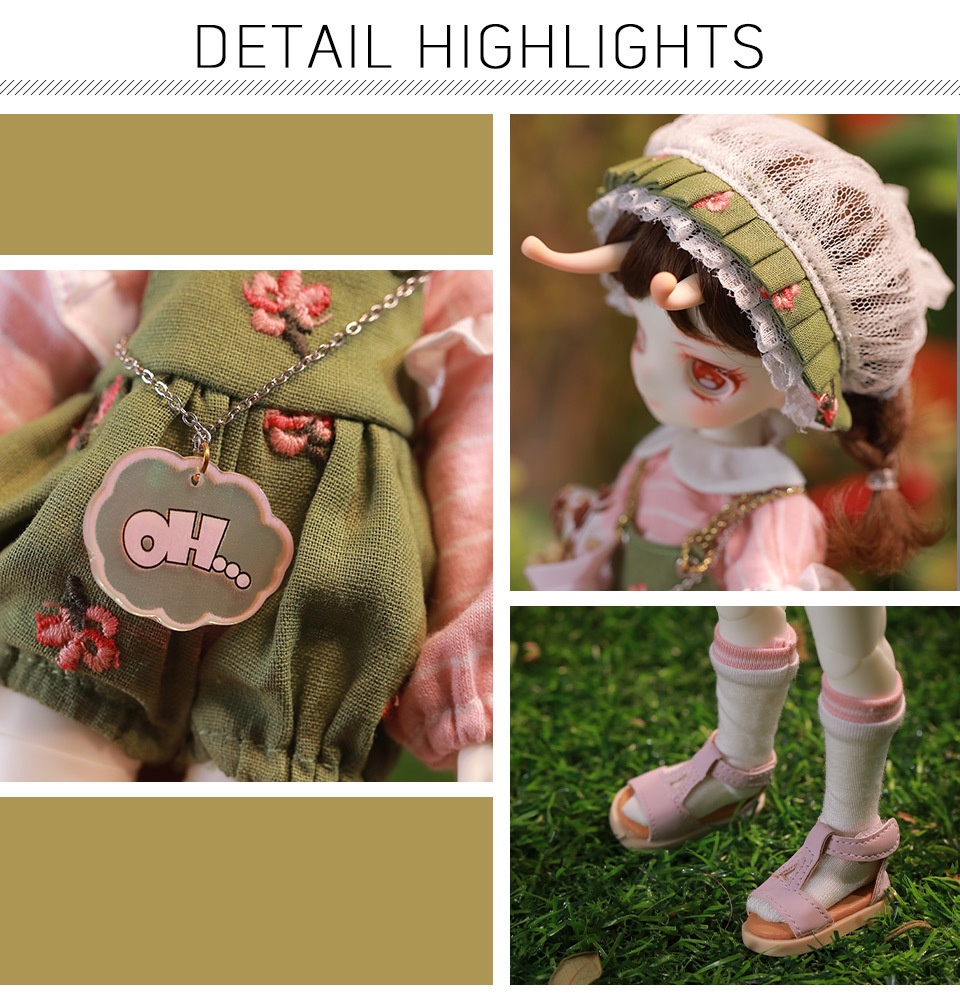 Fantasy Angel 1/6 BJDドール Rui フルセット 28.5cm アニメフィギュア YOSD レジンおもちゃ DIYギフト 小さな赤ちゃん かわいい リアルな赤ちゃん人形