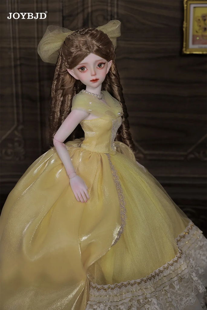 Joybjd yicanyican人形,lds cajiボディ,ひまわりプリンセスドレス,ボールジョイント,ヨーロピアンスタイル,1/4