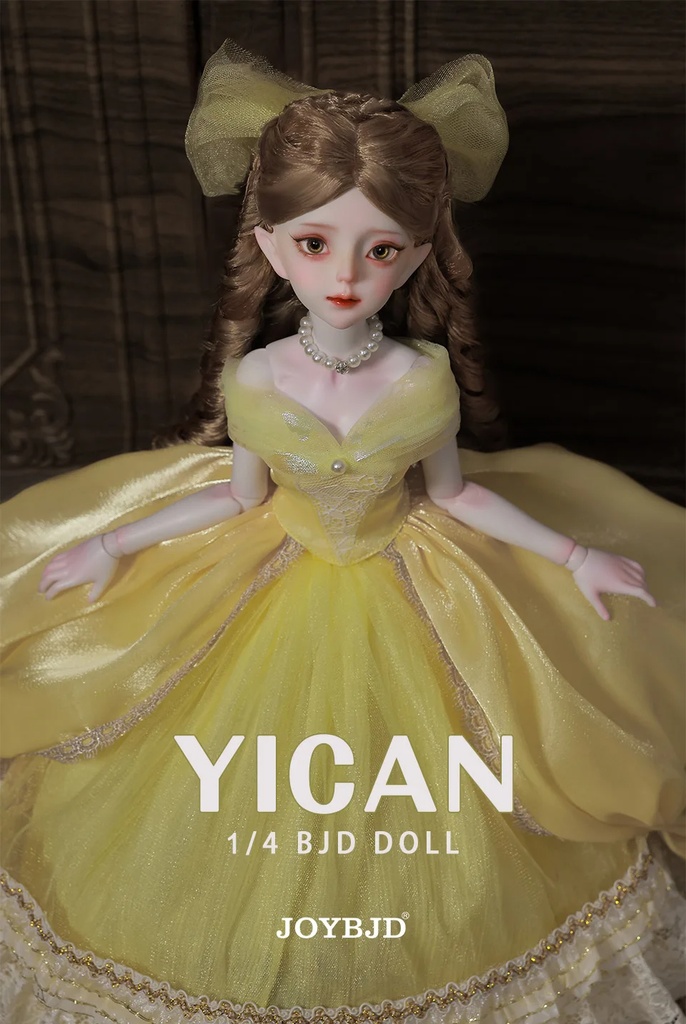 Joybjd yicanyican人形,lds cajiボディ,ひまわりプリンセスドレス,ボールジョイント,ヨーロピアンスタイル,1/4
