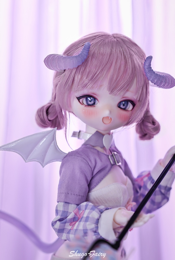 Shugafairy-透明な尾を持つ悪魔のBJD人形,アニメの女の子,ファンタジーの子羊,アニメの女の子,1/4,ユニークなクリスマスプレゼント