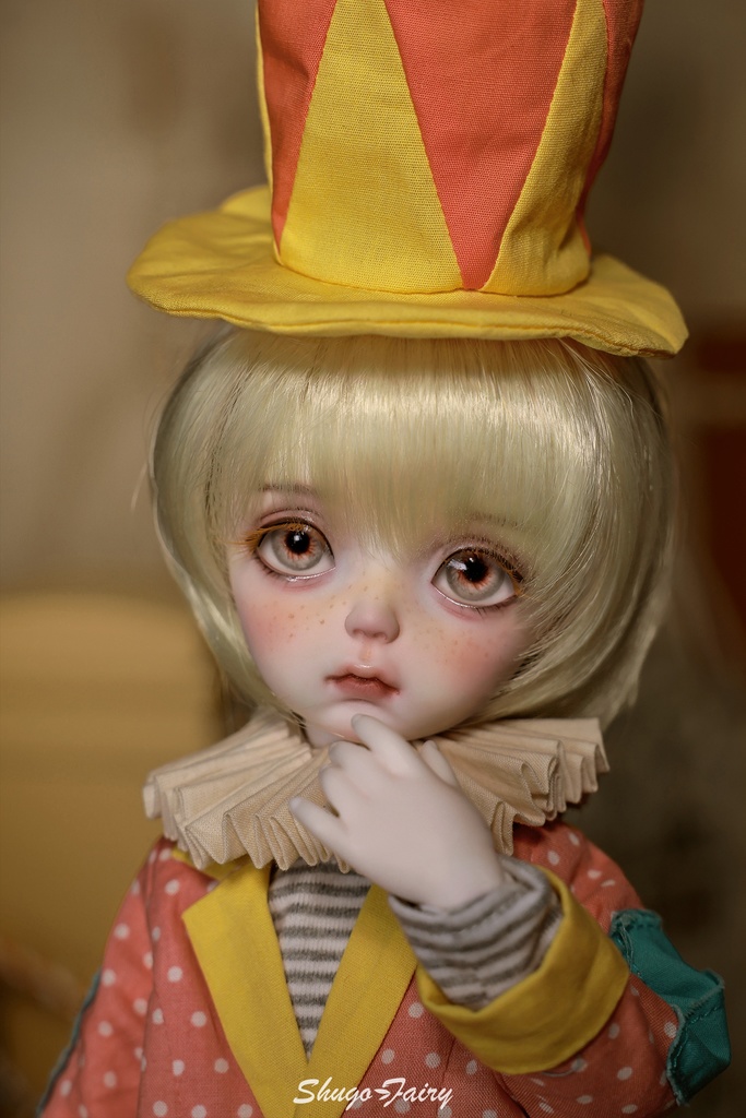 ShugaFairy BJD ドール 1/6 プラス Milia サーカスマジシャンスタイル パーティー ヴィンテージ フルセット ロシアンキャンディカラー 万逃げ計画 BJD