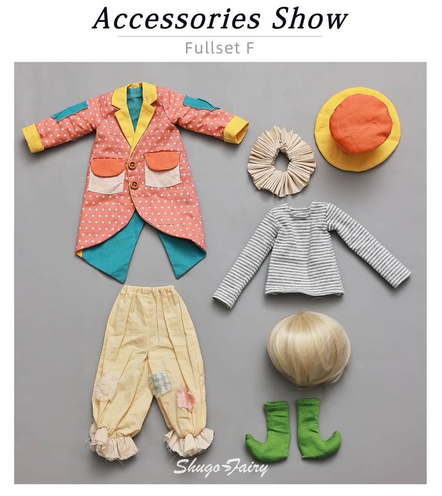 ShugaFairy BJD ドール 1/6 プラス Milia サーカスマジシャンスタイル パーティー ヴィンテージ フルセット ロシアンキャンディカラー 万逃げ計画 BJD