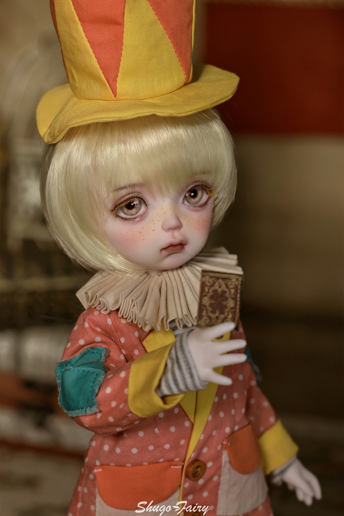 ShugaFairy BJD ドール 1/6 プラス Milia サーカスマジシャンスタイル パーティー ヴィンテージ フルセット ロシアンキャンディカラー 万逃げ計画 BJD