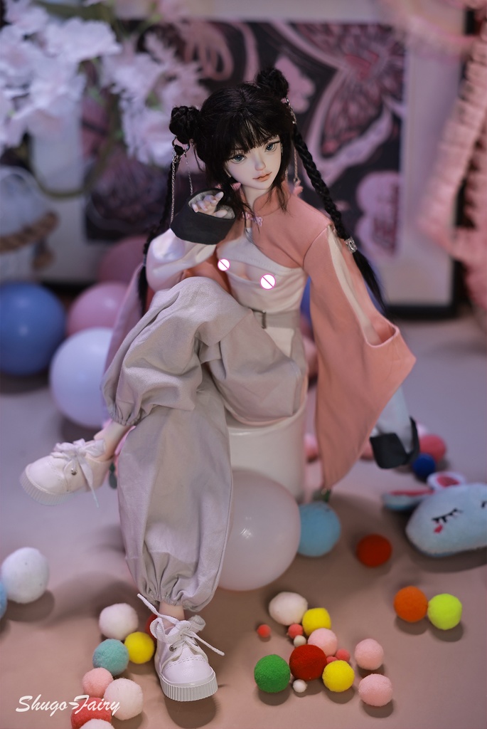 Shuga Fairy Bast フルセットB 1/4 BJDドール ファンタジー Y2K パンク メカニカル ファイティングスタイル 未来の戦士 ボールジョイントドール ギフト BJDフェアリー