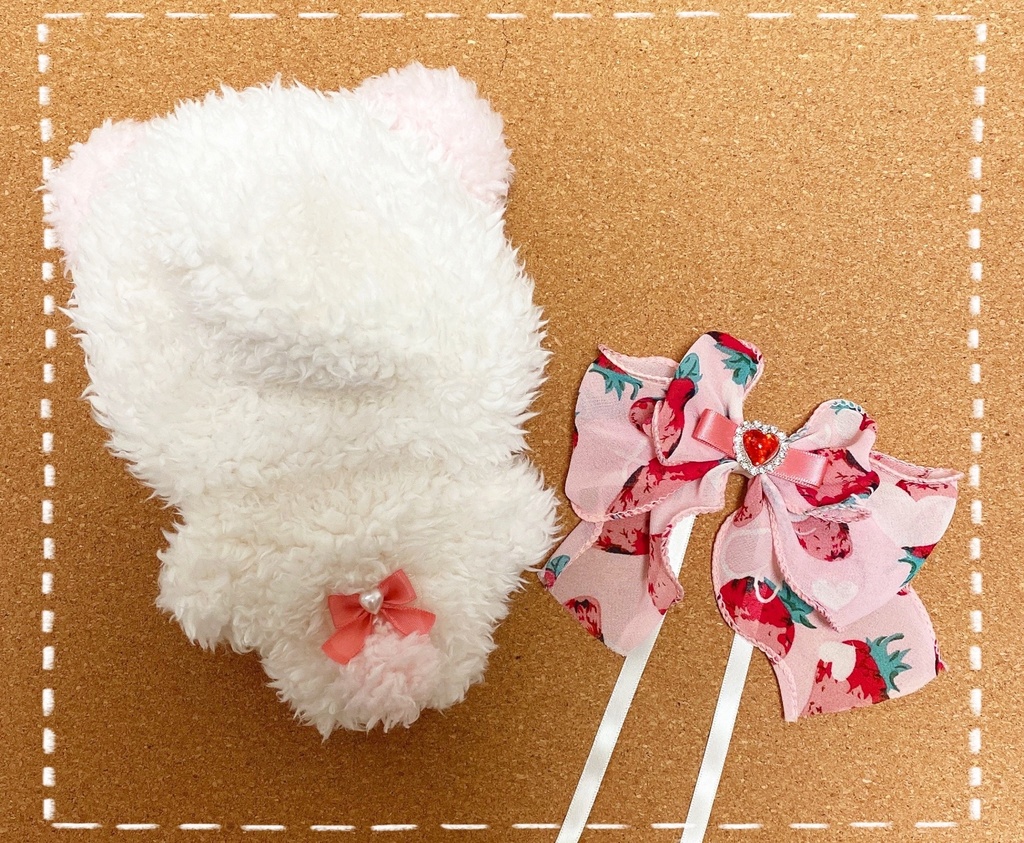 プライズサイズ くまさんの着ぐるみ いちご 山田商店 Booth