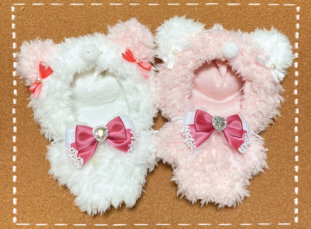 プライズサイズ🧸ピンク＆ホワイト