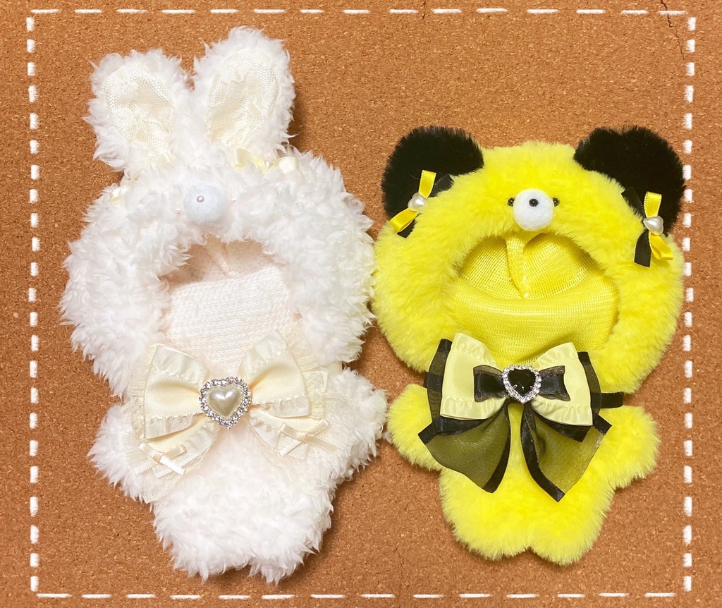 プライズサイズ    🧸イエローブラック 🐰ホワイト
