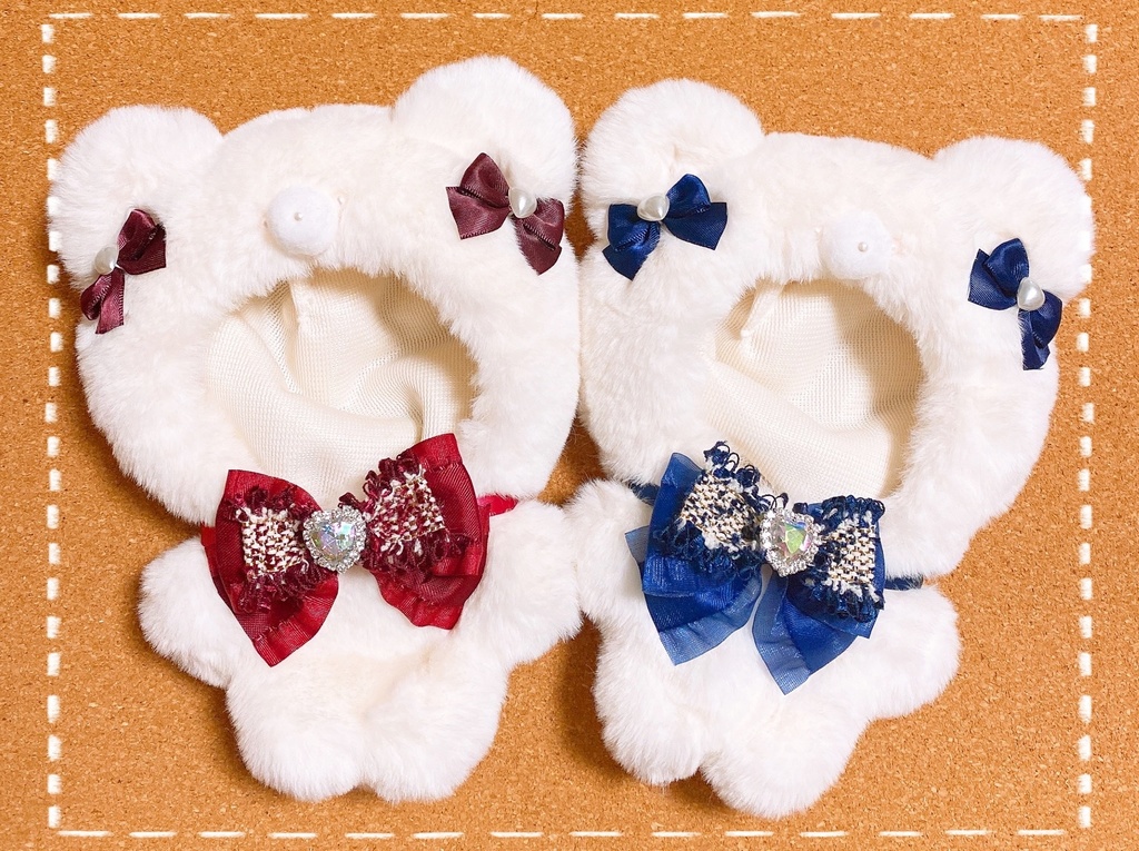 プライズサイズ🧸ツイードリボン