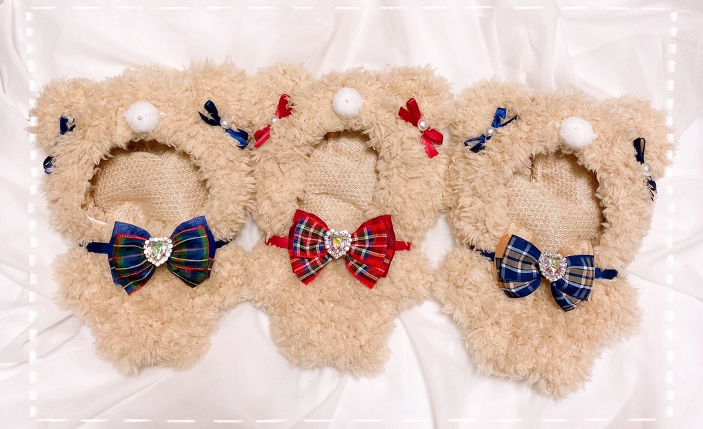 プライズサイズ🧸タータンチェック(ピンクベージュ)