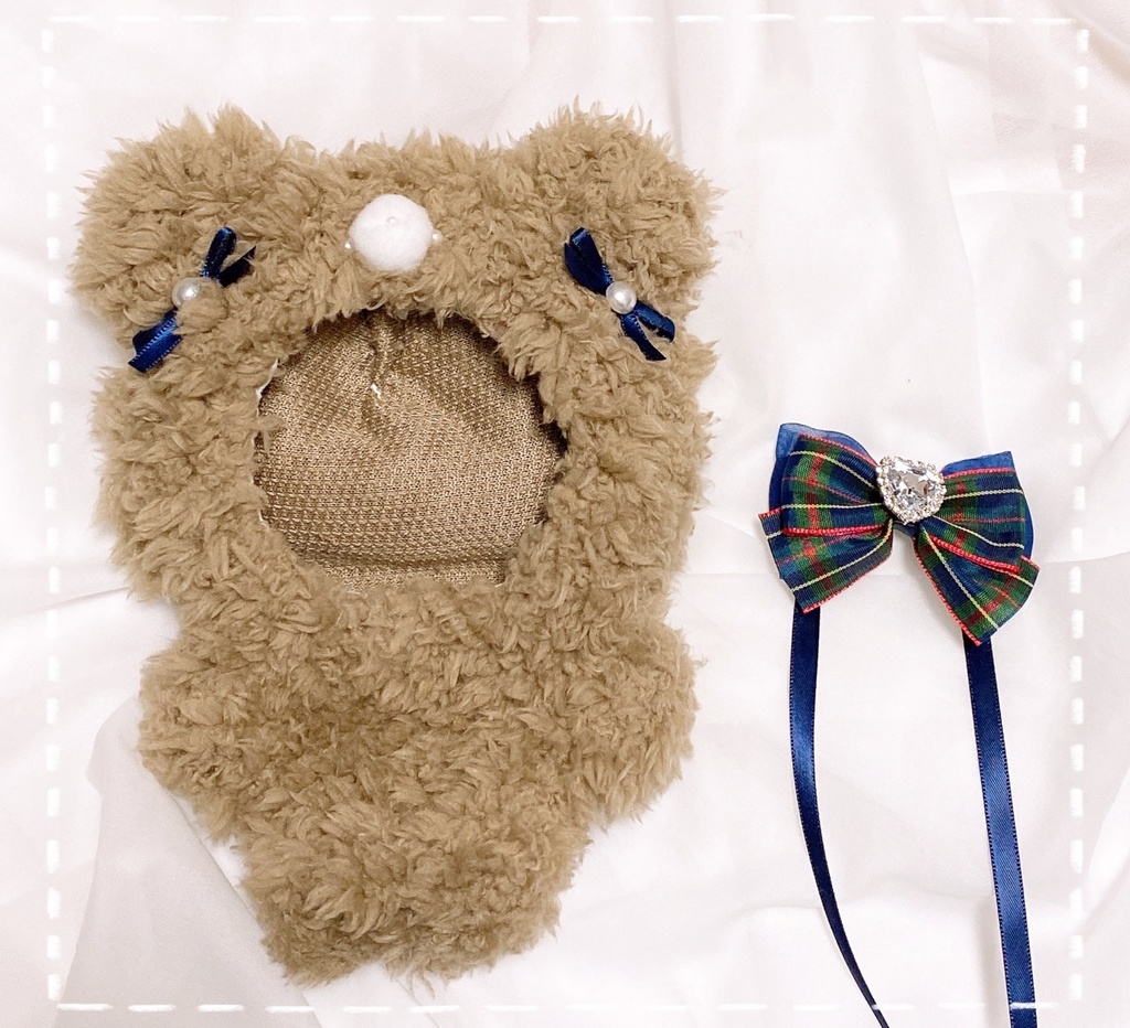 プライズサイズ🧸タータンチェック(グレージュ)