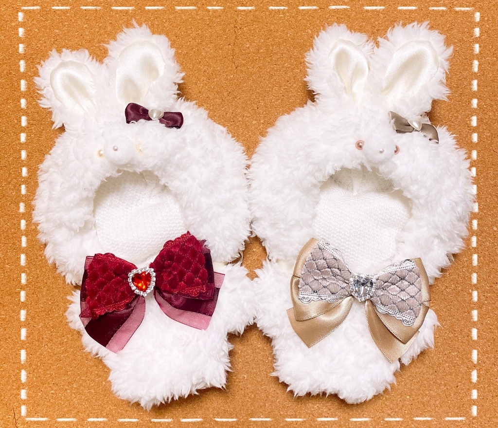 プライズサイズ🐰ボルドー＆グレージュ