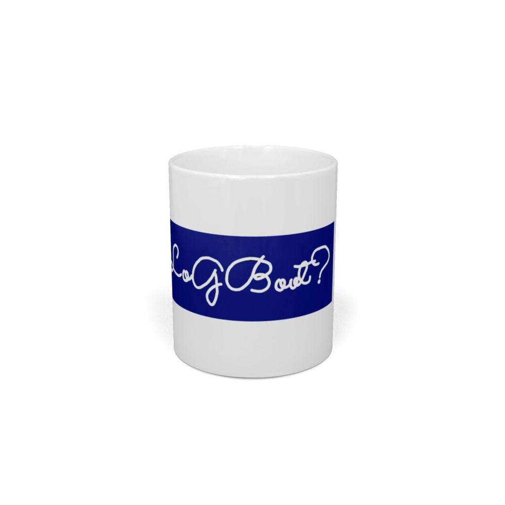 LoGBoot?オリジナルロゴマグカップ青ver.