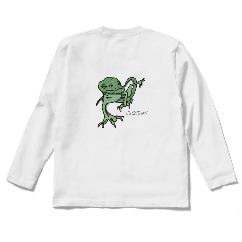 LoGBoot?両面印刷ゲンタくんロングTシャツ白ver,