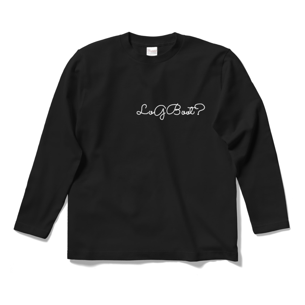 LoGBoot?両面印刷ゲンタくんロングTシャツ黒ver,