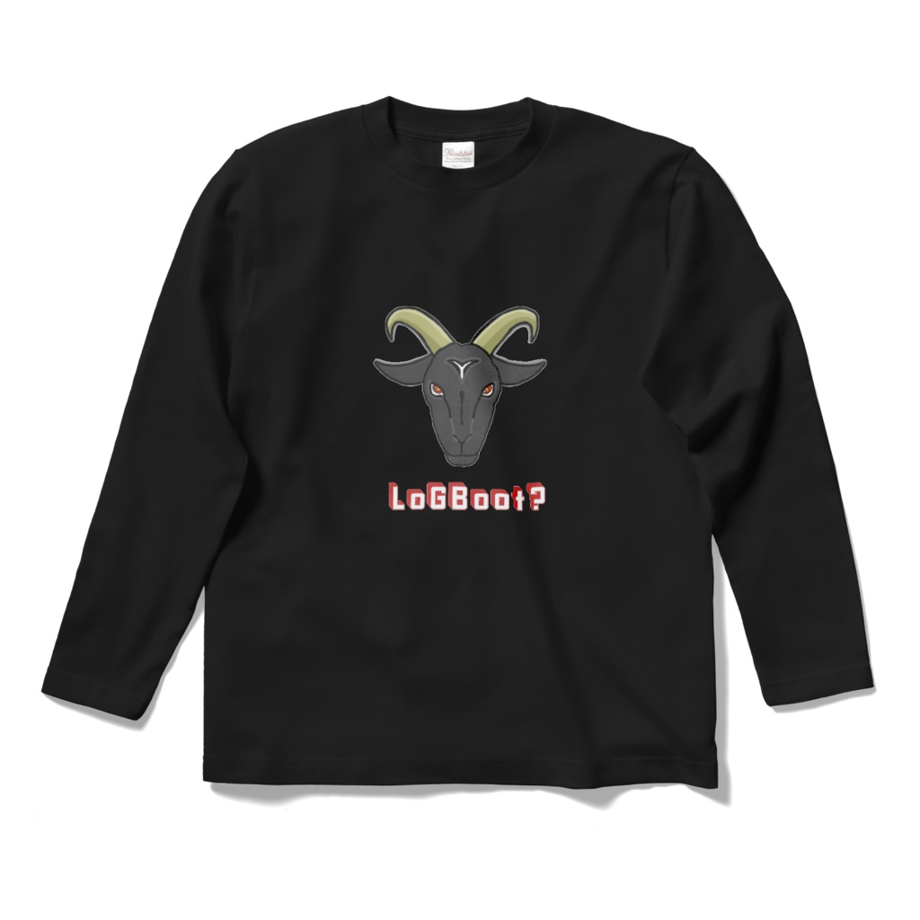 LoGBoot?黒ヤギ先輩Tシャツブラックver,