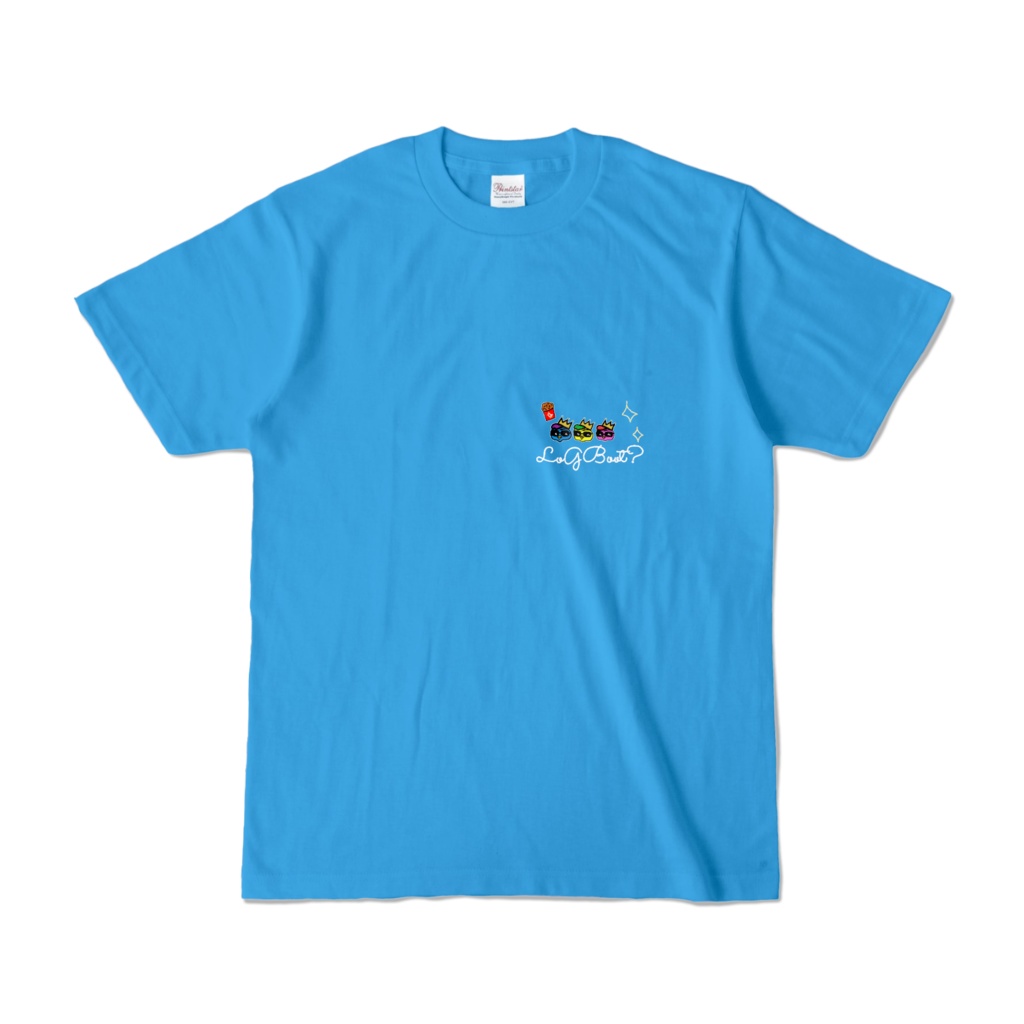 LoGBoot?両面半袖Tシャツ ターコイズver