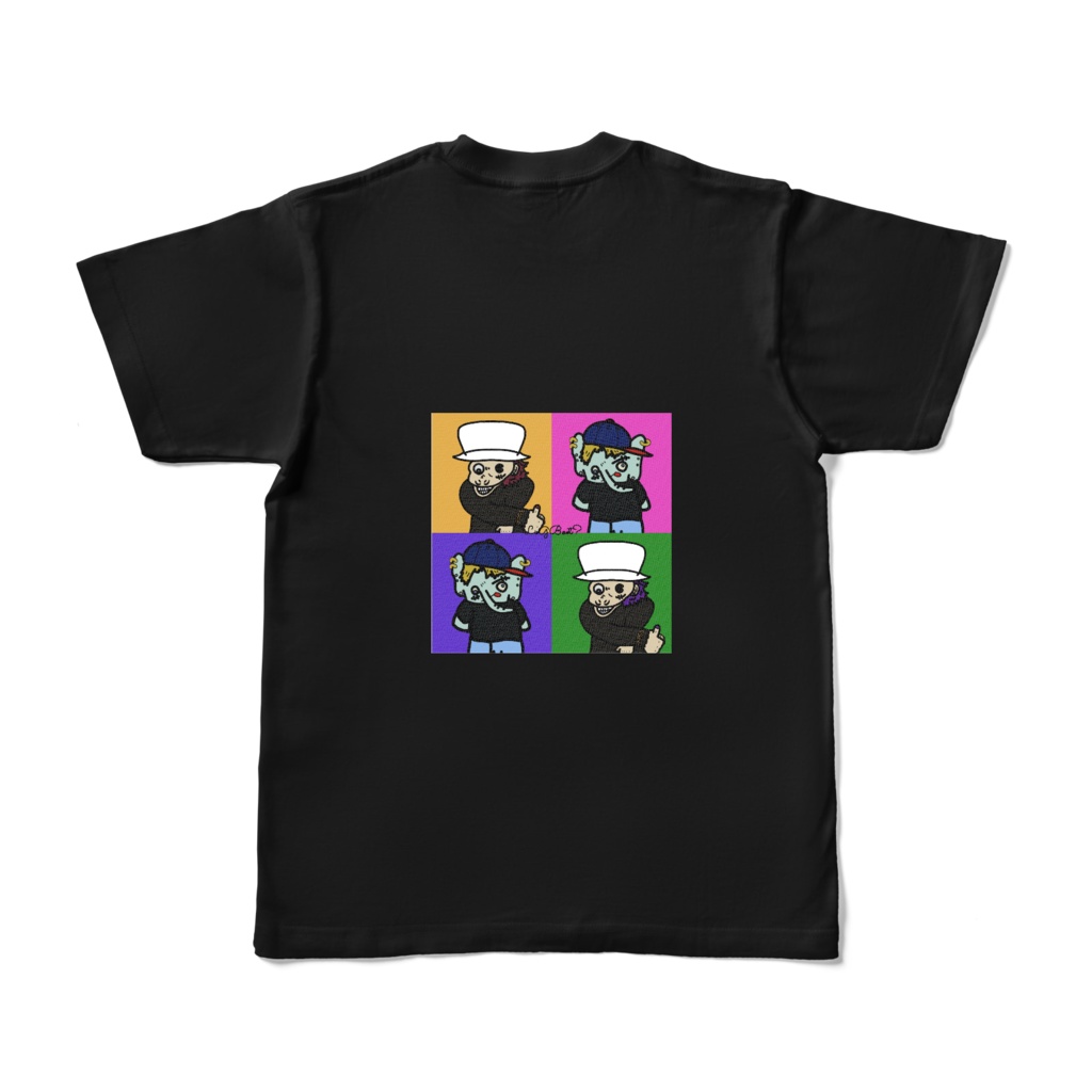 LoGBoot?両面半袖Tシャツ ブラックver