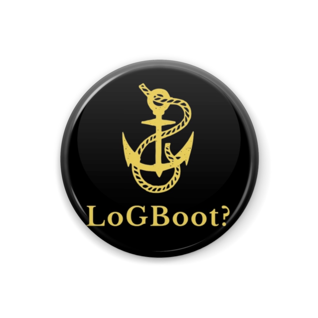 LoGBoot?ロゴ缶バッジ