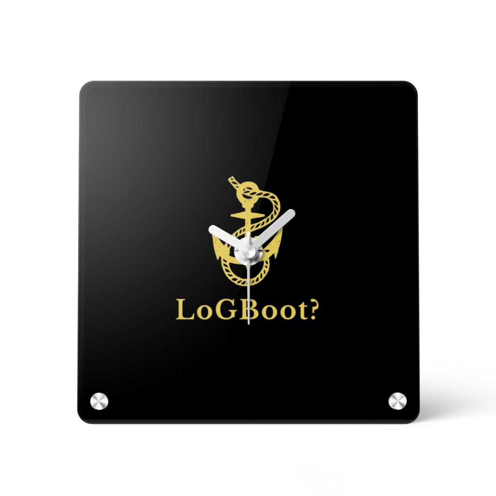 LoGBoot?アクリル時計