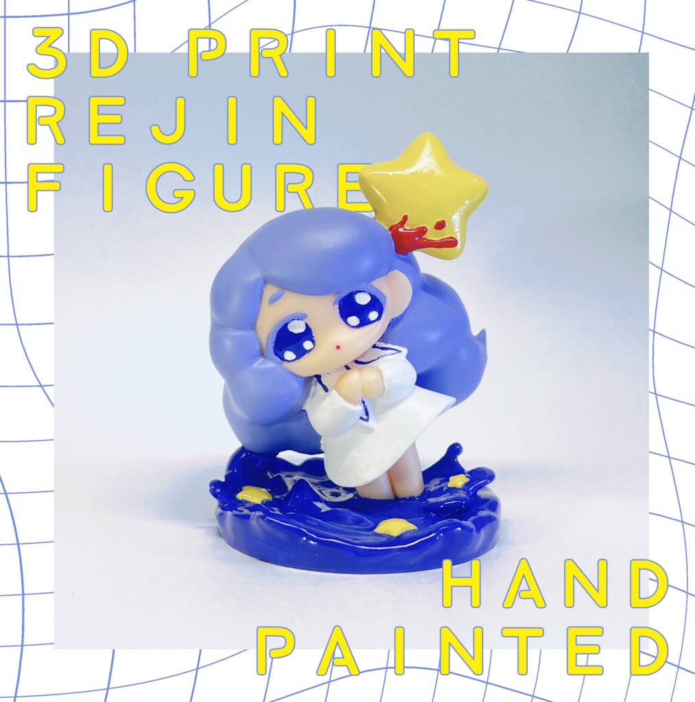 光造形3Dプリンターフィギュア「星の海信仰」