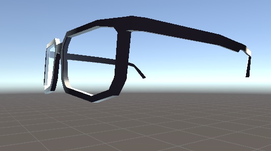 【無料】シンプルスクエアめがね👓【MA対応】