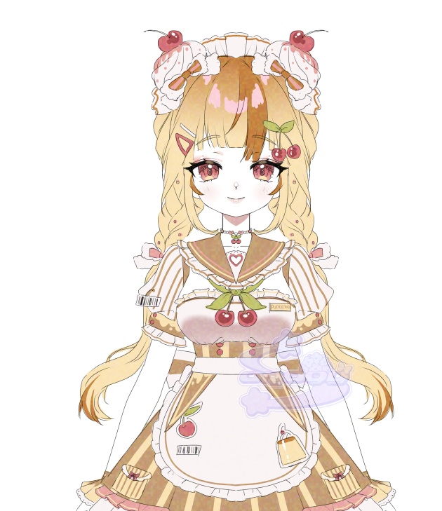 【限定1点】チェリープリン少女Vtuberモデル
