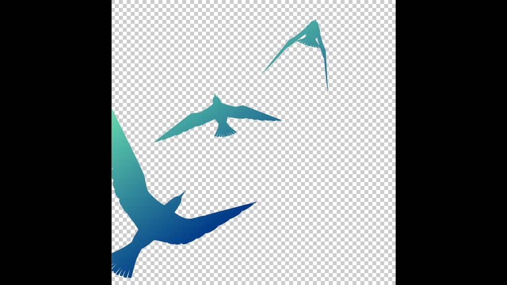 【背景透過】羽ばたく鳥エフェクト_HQ版【動画素材・エフェクト】
