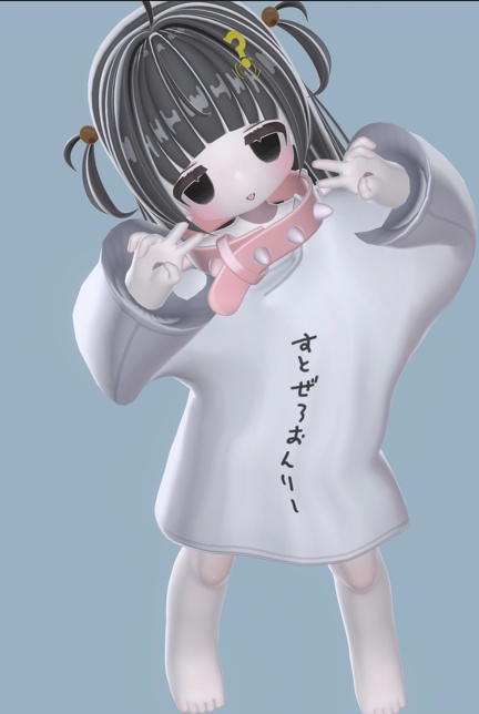 【無料】ハテナヘアピン【VRchat想定】