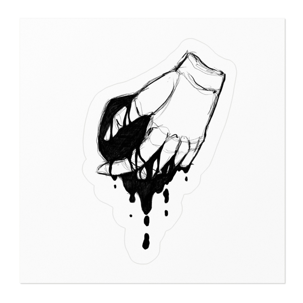 持て余す-ステッカー