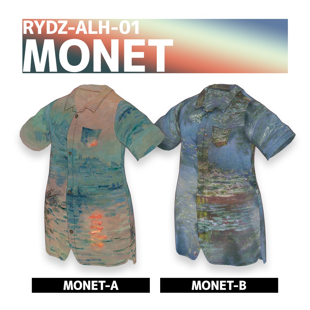 アロハシャツ vol.1 (Vroid用)