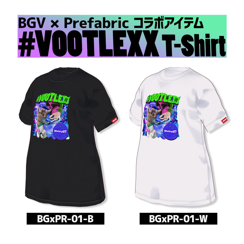 BOOGEY VOXX×Prefabric #VOOTLEXX Tシャツ (Vroid用)