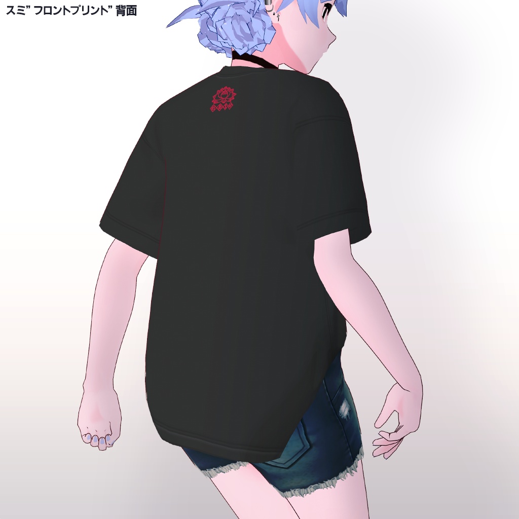 タックイングラフィックTシャツ #打奏驚蛇 (vroid用)