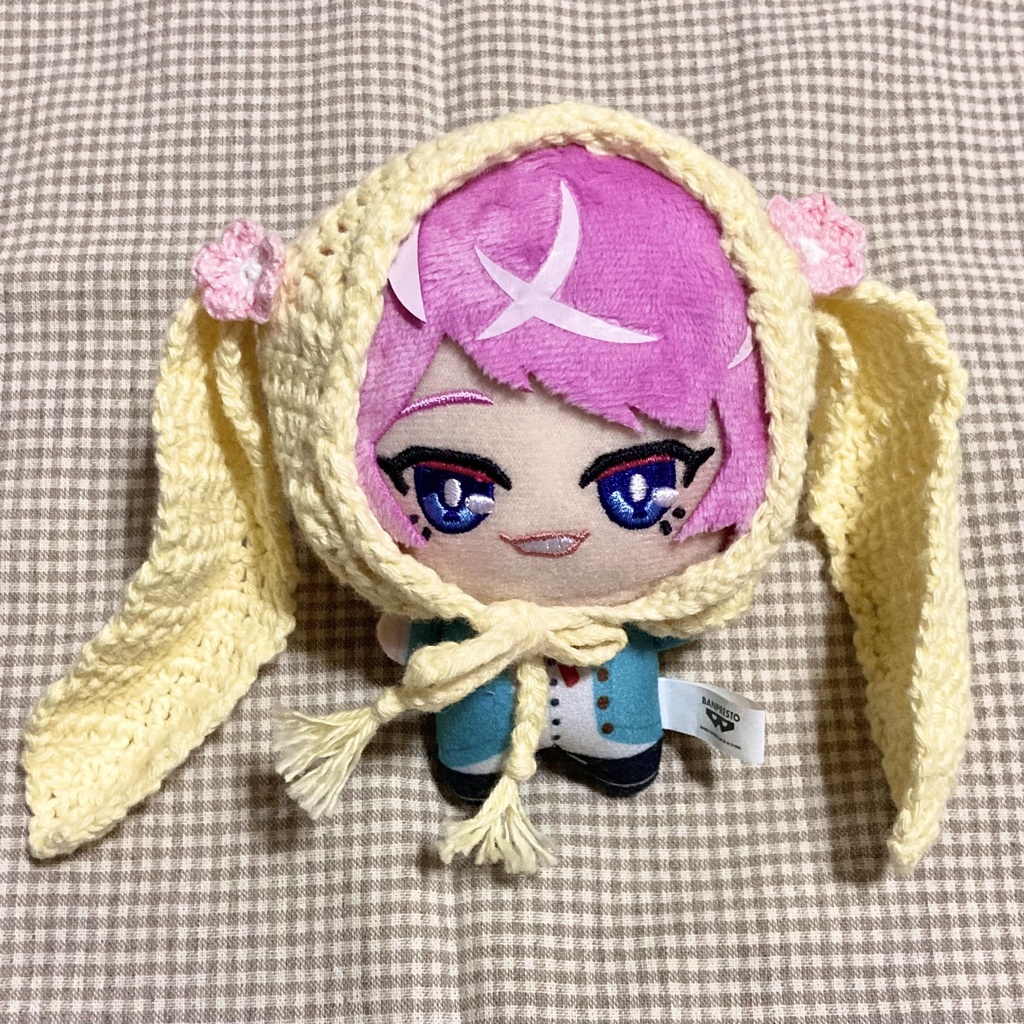全6色【ちびぐるみぬい服】うさみみ頭巾