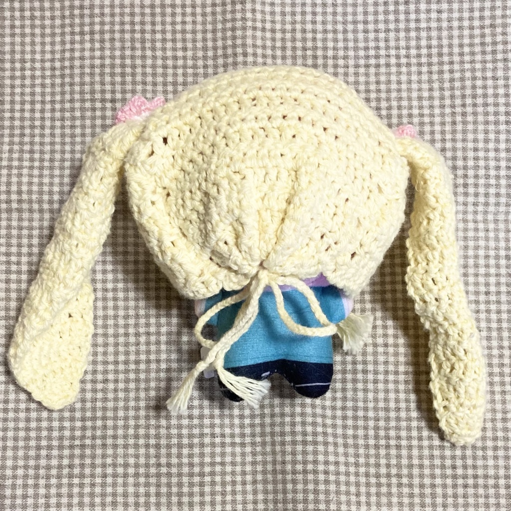 全6色【ちびぐるみぬい服】うさみみ頭巾