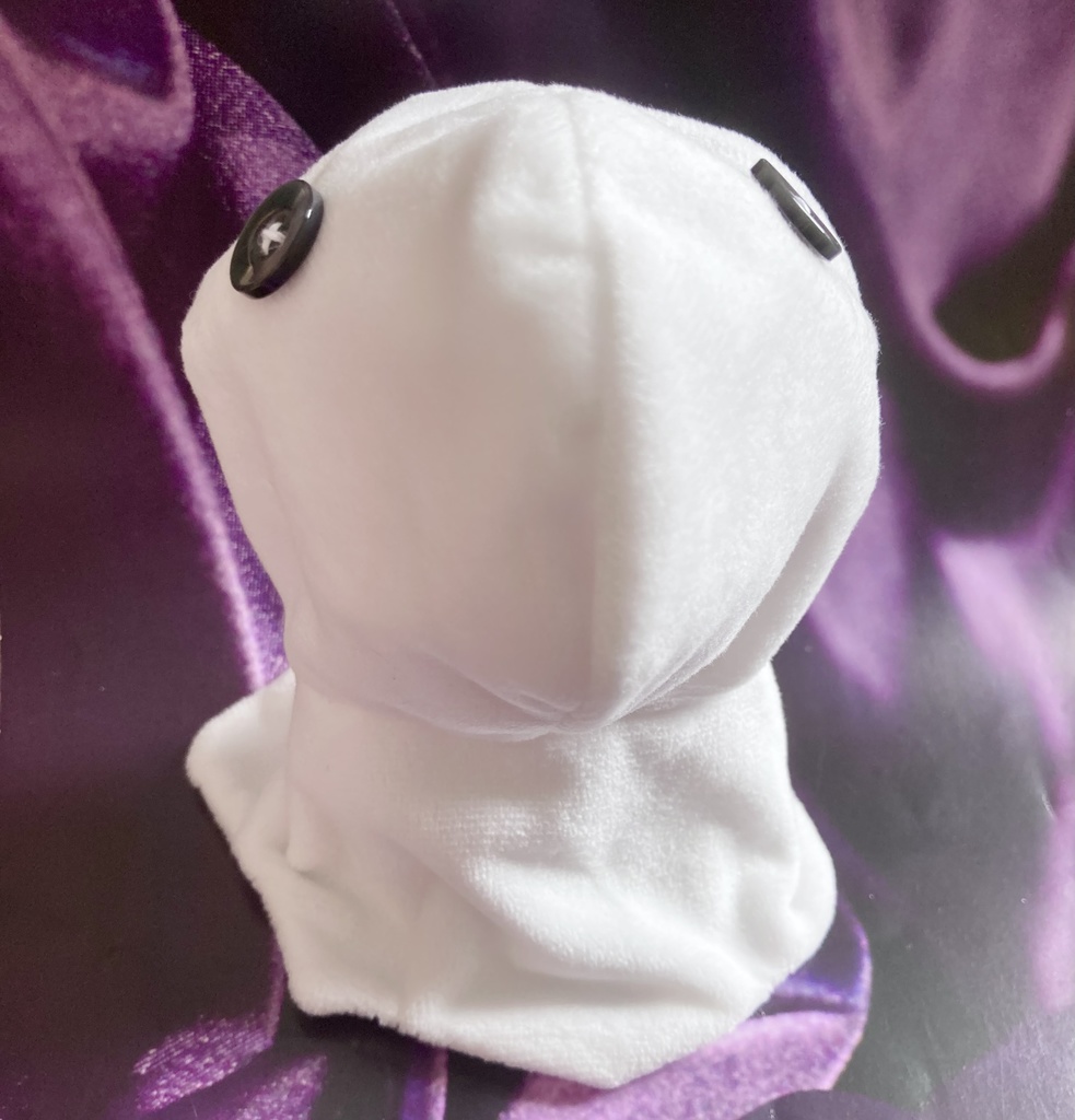 全2色【10cmぬい服】オバケなポンチョケープ