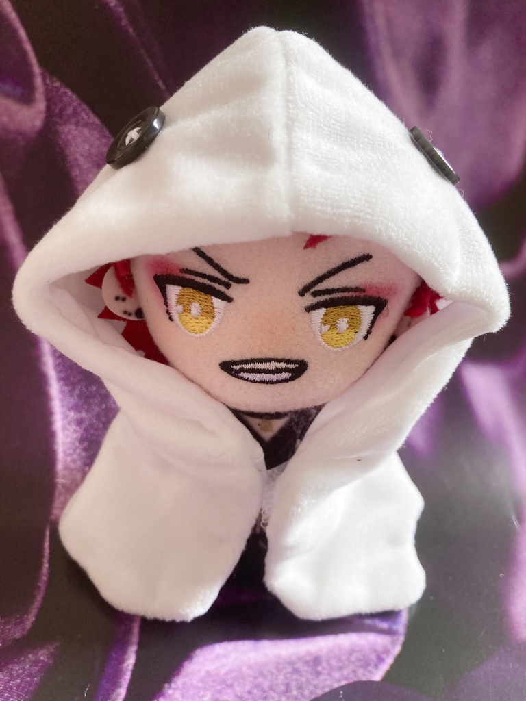 全2色【10cmぬい服】オバケなポンチョケープ