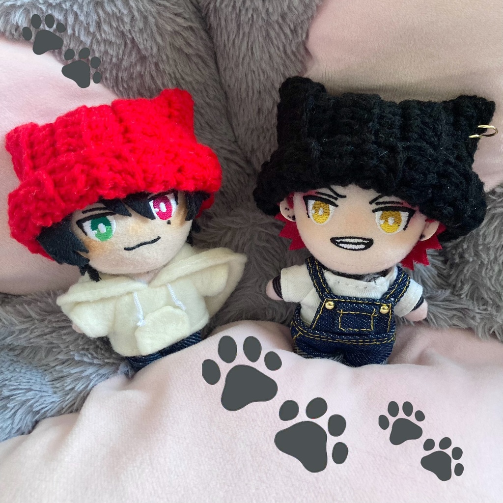 全15色【ちびぐるみぬい服】猫耳ニット帽