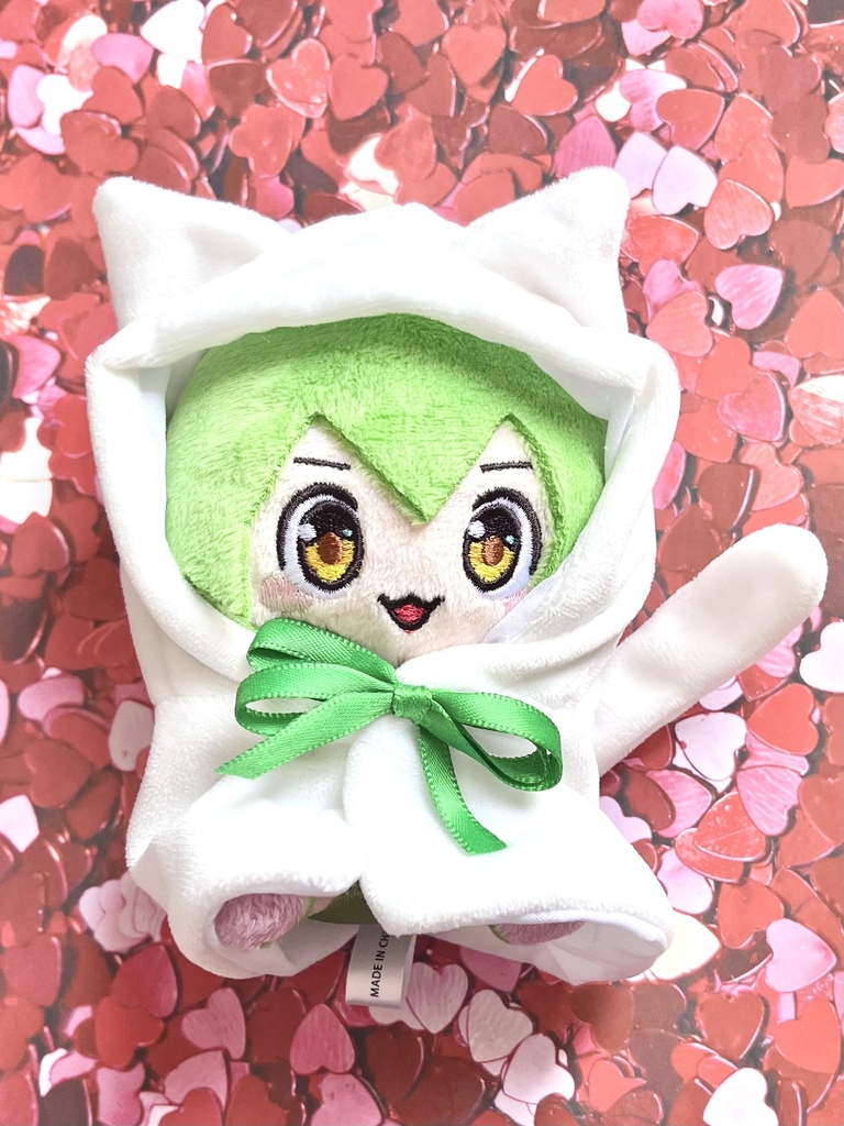 全13色【10cmぬい服】しらたま猫ちゃんポンチョケープ