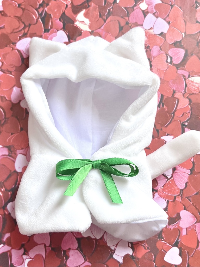 全13色【15cmぬい服】しらたま猫ちゃんポンチョケープ