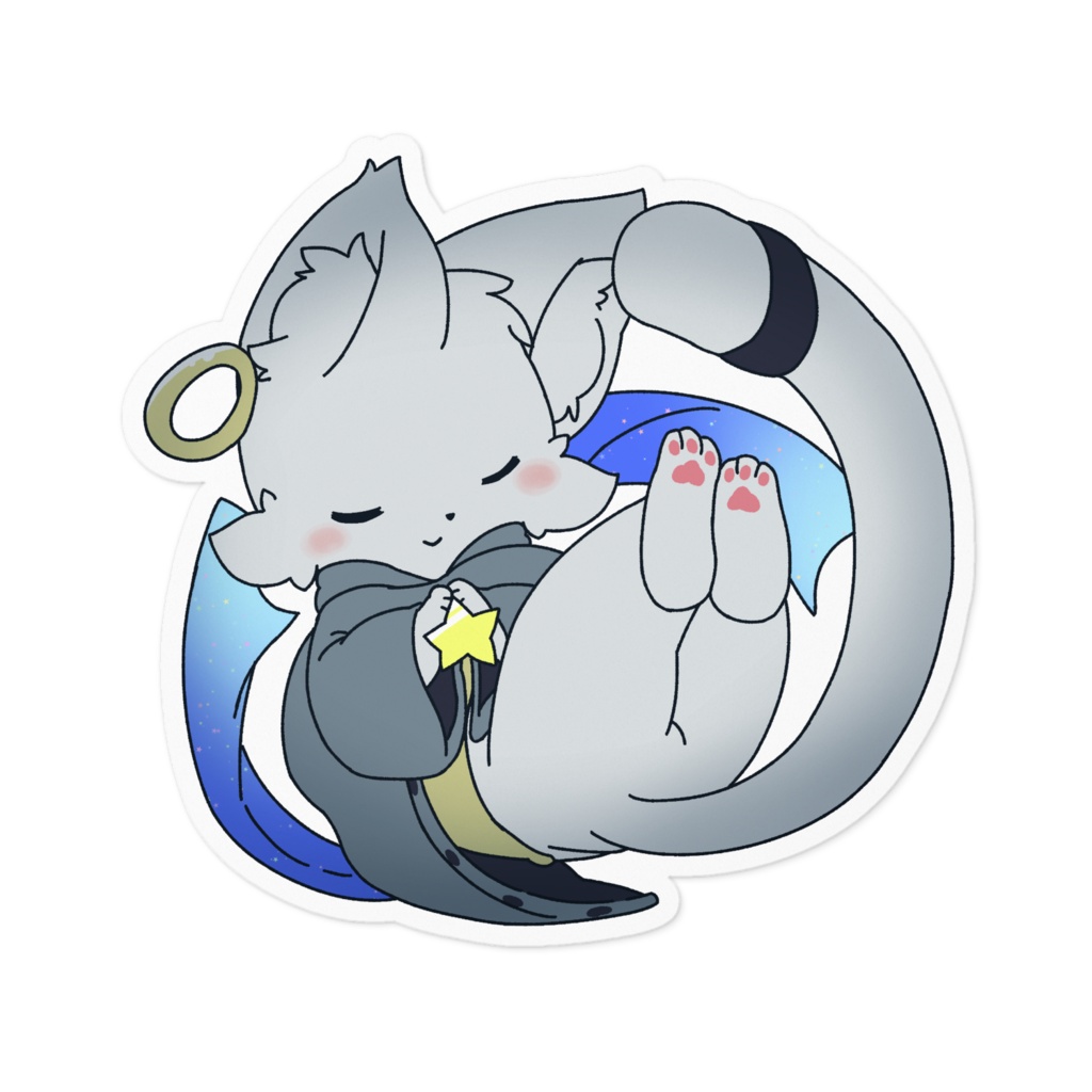4周年記念ステッカー くろきゃぷVer