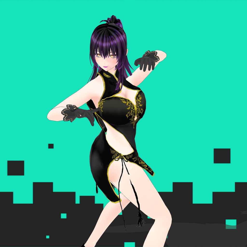 アバターモデル「冥蘭」 衣装「蓮華」