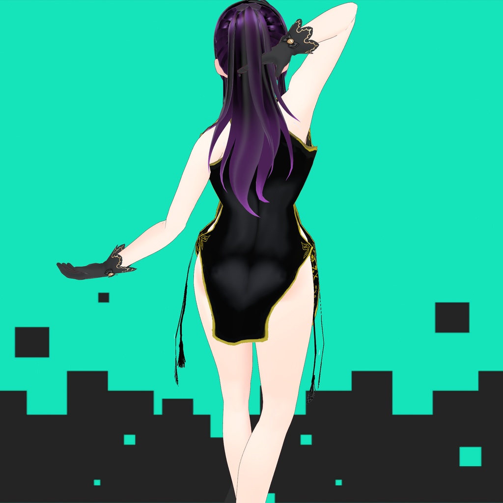 アバターモデル「冥蘭」 衣装「蓮華」