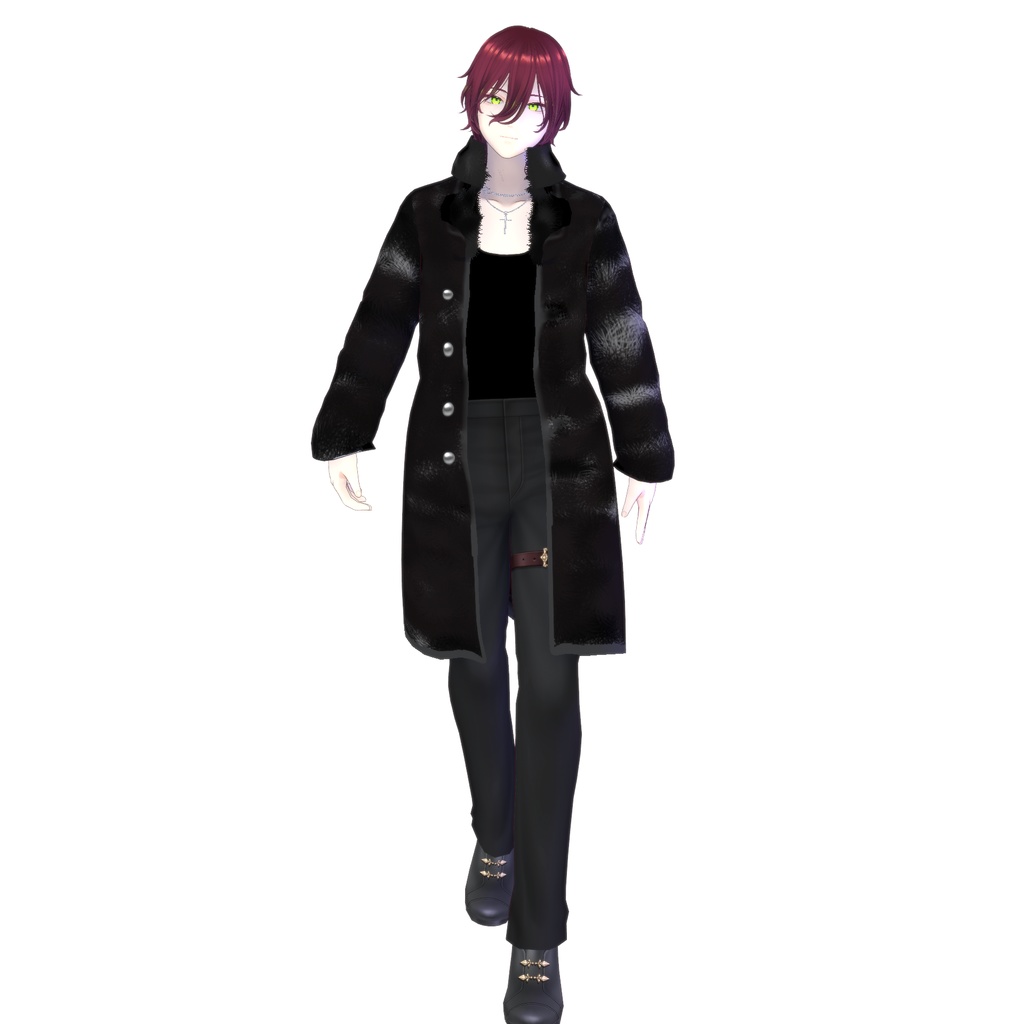 ファーコート『黒躑躅-クロツツジ-』